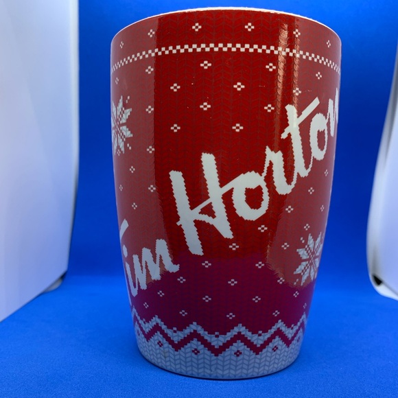 2015 Tim Hortons Christmas Warm Wishes Coffee Mug Limited Edition #15 - Picture 1 of 5